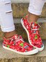Christmas Snowman Printing Sneakers