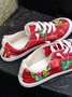 Christmas Tree Furry Lined Sneakers