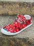 Christmas Snowman Printing Sneakers