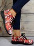 Christmas Santa Red Graphic Casual Sneakers