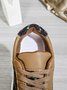 Abstract Pattern Patchwork Casual Sneakers