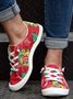 Christmas Tree Furry Lined Sneakers