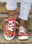 Christmas Snowman Printing Sneakers