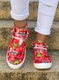 Christmas Snowman Printing Sneakers