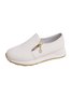 Plain Double Zip Sneakers