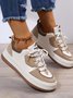 Color Block Warm Lined Sneakers