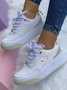 Plus Size Color Block Sneakers