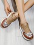 Abstract Pattern Patchwork Casual Sneakers