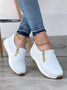 Plain Double Zip Sneakers