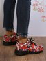 Christmas Santa Red Graphic Casual Sneakers