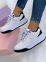 Plus Size Color Block Sneakers