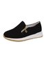 Plain Double Zip Sneakers