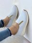 Plain Double Zip Sneakers