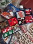 Christmas Cotton Santa Elk Candy Pattern Socks Set Everyday Party Outfits Holiday Gifts