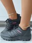 Letters Printing PU Outdoor Sneakers