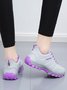 Letters Printing PU Outdoor Sneakers