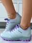 Letters Printing PU Outdoor Sneakers