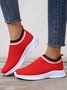 Plus Size Mesh Fabric Sneakers