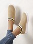 Plus Size Slip On Flyknit Sneakers