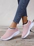 Plus Size Mesh Fabric Sneakers