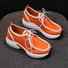 Split Joint Lace-Up Platform Air Cushioned Sneakers