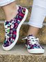 Christmas Snowman Plus Size Lace Up Flats
