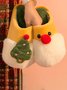 Christmas Color Block Warm Indoor Thermal Slippers