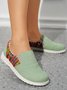 Plus Size Ethnic Split Joint Flats