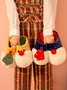 Christmas Color Block Warm Indoor Thermal Slippers