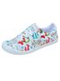 Christmas Snowman Plus Size Lace Up Flats
