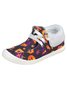 Halloween Skull Pumpkin Plush Splice Casual Flat Shoes