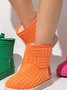 Fleece Warm Towel Upper Short Boots Snow Boots