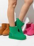 Fleece Warm Towel Upper Short Boots Snow Boots