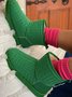 Fleece Warm Towel Upper Short Boots Snow Boots