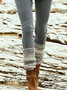 Cotton-Blend Plain Trousers