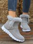 Warm Comfort Soft Sole Patchwork Buckle Snow Boots