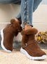 Warm Comfort Soft Sole Patchwork Buckle Snow Boots