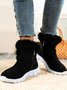 Warm Comfort Soft Sole Patchwork Buckle Snow Boots
