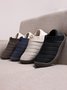 Plus Size Unisex Warm Embossed Slip On Flat Shoes