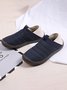 Plus Size Unisex Warm Embossed Slip On Flat Shoes