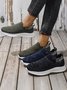 Plus Size Breathable Mesh Fabric Slip On Sneakers