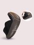 Plus Size Unisex Warm Embossed Slip On Flat Shoes
