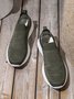 Plus Size Breathable Mesh Fabric Slip On Sneakers
