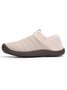 Plus Size Unisex Warm Embossed Slip On Flat Shoes