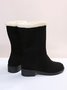 Plus Size Winter Casual Slip On Warm Lined Snow Boots