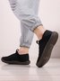Plus Size Unisex Warm Embossed Slip On Flat Shoes