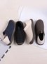 Plus Size Unisex Warm Embossed Slip On Flat Shoes
