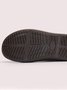 Plus Size Unisex Warm Embossed Slip On Flat Shoes