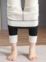 Lamb Fleece Warm Sports Leggings Outer Wear Leggings Plus Size