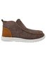 Womens's Warm Lined Slip On Canvas Shoes